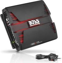 Boss Audio PF1800 Boss PHANTOM 1800 W 4 kanalų galios stiprintuvas Nuotolinis žemų dažnių garsiakalbio lygio valdymas