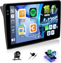 CAMECHO 4+128G 10 Zoll Android 15 Autoradio für Renault Trafic Opel Vivaro Nissan Primastar, Navi Radio Bluetooth mit GPS WiFi Wireless Carplay Android Auto RDS FM Mirror Link +Rückfahrkamera