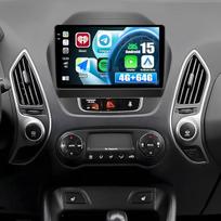 CAMECHO 4+64G Android 15 Autoradio 10 Zoll für Hyundai IX35 2010-2015 mit Wireless Carplay Android Auto, GPS Navi Radio Touchscreen HD mit Bluetooth WiFi RDS FM +Rückfahrkamera