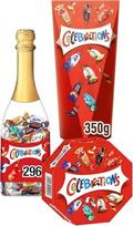 Celebrations Party Mix 915 g I Buteliukas 296 g I Dovanų dėžutė 269 g I Pop Box 350 g I Mini šokoladinis batonėlis I Mars Snickers Twix Bounty Milky Way Maltesers Galaxy I Šokoladinis I Batonėlis