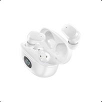 cellularline - DOT - Belaidės ausinės su įkrovimo laikikliu ir LED ekranu - grojimo trukmė 7H - pokalbių trukmė 4,5H - grojimo arba pokalbių trukmė su dėklu 22H - 45 minučių įkrovimas - balta
