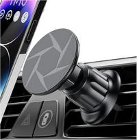 CGEAMDY Mobiliojo telefono laikiklis Automobilinis magnetinis mobiliojo telefono laikiklis, automobilinis 360° pasukamas magnetinis laikiklis, magnetinis automobilinis mobiliojo telefono laikiklis, belaidis laikiklis, automobilinis laikiklis (Wind Fire Wh