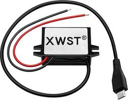 DC USB automobilinis greitasis įkroviklis 24V36V48V48V60V72V į 5V 18W QC3.0 mobilusis telefonas Greitasis įkroviklis Mikro prievadas telefonui