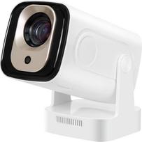 DCHAV Tragbarer Drahtloser Projektor (HY260PRO) - 4K vaizdo dekodavimas, Android 11, 180° vertikalusis atstumas, 1080p peržiūra, lauko kamera, suderinama su išmaniuoju telefonu / nešiojamuoju kompiuteriu / PS5
