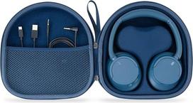 Dėklas, suderinamas su "JBL Tune JBL Tune 720 BT 770 NC 760 NC" ir "Sony WH-CH720N WH-1000XM4" belaidėmis "Bluetooth" ausinėmis, kelioninis dėklas su išimamu vidiniu skyriumi (tamsiai mėlynas)