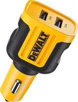 DEWALT aukštos kokybės USB automobilinio įkroviklio adapteris (24 W) Cigarečių žiebtuvėlio adapteris USBA įkroviklis Greito įkrovimo USB adapteris automobiliniam žiebtuvėliui Mobiliųjų telefonų automobiliniai įkrovikliai "iPhone", "Samsung Galaxy", "iPad