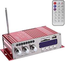 DollaTek 12 V Hi-Fi skaitmeninis stereofoninis garso stiprintuvas USB SD DVD FM garso stereofoninis radijas MP3 garsiakalbis Automobilinis "Bluetooth" stiprintuvas HiFi Mini 2 kanalų skaitmeninis ekranas Power Player