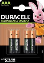 Duracell 5000394203822 Stay Charged Nimh AAA 900 mAh 4 vnt. baterijų