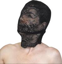 Erotinė nėrinių kaukė - seksualus permatomas pėdkelnių gaubtas Fancy Dress, karnavalui ar Helovinui - venecijietiška galvos kaukė - madinga veido kaukė