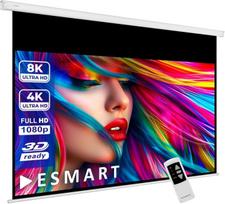 ESMART Profesionalus MIMOTO motorinis ekranas 274 cm vaizdas 237 x 148 cm (110 colių) 16:10 programuojamas nuotolinio valdymo pultas Namų kino elektrinis projektorius Projekcinis ekranas Motorinis ekranas