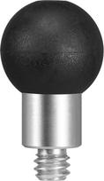 FANAUE 17 mm rutulinės galvutės adapteris su 1/4 colio sriegiu, suderinamas su "Garmin" GPS laikikliais, dviračių, motociklų ir išmaniųjų telefonų laikiklių priedais