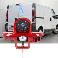 Galinio vaizdo kamera, skirta "Renault Trafic 2001-2014/Opel Combo 2001-2011/Vauxhall Vivaro 2001-2014 Trečiasis stabdžių žibintas IR naktinio matymo vandeniui atsparus reguliuojamas kampas su atbulinės eigos linija