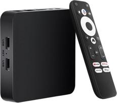 GD2 4K transliacijos dėžutė - "Google TV" išmanusis medijos grotuvas, palaiko "Netflix" ir "Prime" 4K, AV1, HDR10+, LAN, 2X USB, dviejų juostų "WiFi", valdymas balsu