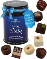 Hallingers Genuss Manufaktur šokoladiniai saldainiai Tėvo dienos dovana - be alkoholio, rankų darbo, pagaminti iš saldumynų, aukštos kokybės dovanų dėžutėje "Zum Vatertag", dovanų idėja tėčiui seneliui