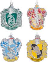 Hallmark Hogvartso herbas 4 vienetų Keepsake ornamentas Hario Poterio medžio puošmena Metalinis kabantis ornamentas Kalėdinis kabantis ornamentas Dovanos Kalėdoms