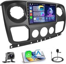 Hikity Android 15 [8 Core 4+64G] automobilinis radijas Opel Movano 2 Renault Master 3 Nissan NV400 Radijas Belaidis CarPlay Android automobilio ekranas 10 colių Bluetooth, Mirror Link, GPS WiFi DSP FM RDS SWC