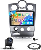 Hodozzy 2G+64GB Android Autoradio für Renault Megane 2 2009-2014 Wireless Carplay Android Auto, Radio 2 Din Bildschirm 9 Zoll Touchscreen mit GPS Navi WiFi Bluetooth Mirrorlink FM RDS, Rückfahrkamera