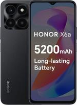 HONOR X6a išmanusis telefonas 4+128GB Mobilieji telefonai LCD ekranas 6,56 colio @ 90Hz Profesionalus fotoaparatas su 50MP 5200mAh baterija Greitas įkrovimas NFC Dviejų SIM kortelių GMS