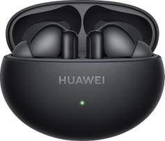 HUAWEI FreeBuds 6i, išmanusis aktyvusis triukšmo slopinimas 3.0, galingi bosai, iki 35 valandų veikianti baterija, "Bluetooth 5.3", atsparumas dulkėms ir vandeniui pagal IP54, juodos spalvos