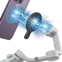 imluckies Magnetinis žiedinis telefono laikiklis, suderinamas su DJI Osmo Mobile 7P 7P 7 OM SE 6 5 4, Magsafe priedų magnetinis laikiklis, nešiojamasis magnetinis laikiklis, juodas