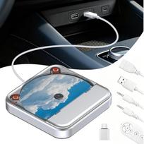 Išorinis automobilinis CD grotuvas su "Anti Skip" funkcija ir AUX