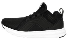 PUMA Enzo Wn Running Shoes Black/White Women's 189499-01 35.5