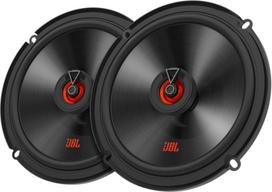 JBL SPKCB620F 6,5 colio 2 kanalų koaksialinis garsiakalbis automobilis su 55 W RMS ir 165 W maksimaliu, 92 dB jautrumu, 3 omų, 55 Hz - 20 kHz, plius vienas žemų dažnių garsiakalbis, PEI aukštų dažnių garsiakalbis, plokščias dizainas