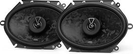 JBL Stage3 Gen2 868F 6 x 8 colių koaksialinis automobilinis garsiakalbis be grotelių, 70 W RMS ir 560 W peak, 4 omų varža, šviesolaidinė membrana su PEI aukštų dažnių garsiakalbiu giliems bosams ir automobilio garso sistemai atnaujinti