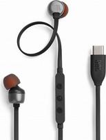 JBL TUNE310C USB Type-C jungties ausinės, 96 kHz/24 bitų DAC, integruotas 3 mygtukų nuotolinio valdymo pultas su mikrofonu skambučiams / plokščiu kabeliu, 3 tipų iš anksto nustatytas ekvalaizeris, aukštos kokybės