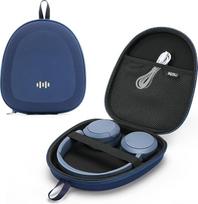 JBL/Soundcore/Sony/Bose/Beribes, itin plonas kelioninių ausinių dėklas, nešiojamas universalus, skirtas daugumai besisukančių ausinių (mėlynas)