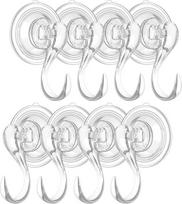 Jeowoqao Saugnapf-Haken, 8 Packungen, wiederverwendbar, strapazierfähig, 3 kg, Vakuum-Saugnapf-Haken, starke Haken für Fenster, Glas, Küche, Badezimmer, Handtuch, Luffa, Utensilien, Weihnachtskranz