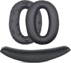 JOYSOG "Sony" WH-1000XM2 / MDR-1000X ausinių per ausis ausinių pagalvėlės ausinių galvutės dangtelio dalys (juodos spalvos)