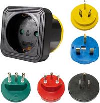 kaip - "Schwabe World Travel Adapter" Universalus kelioninis adapteris su 5 lengvai keičiamais B, G, I, J, L tipo moduliais, skirtais euro kištukams, kontūriniams ir įžeminimo kontaktiniams kištukams, įžeminimo kabelio spaustuku ir kelioniniu dėklu, 90253