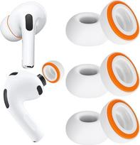 KASOTT 2025 atnaujintos hibridinės ausinės iš atminties putų ir silikono, skirtos "AirPods Pro 3", itin patogios, neslystančios ausinės, puikiai izoliuojančios triukšmą, tinka įkrovimo dėkle, 3 poros