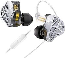 keephifi CCZ MC04 In-Ear Monitors, IEM ausinės su 3,5 mm kištuku Pasidabruota OFC, In-Ear ausinės su 10 mm 1DD+1BA hibridiniu vairuotoju, žaidimų ausinės su mikrofonu ir triukšmo izoliacija, skirtos perjungti