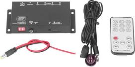 KIMISS Mobilusis skaitmeninis vaizdo registratorius, 4 kanalų automobilinis DVR Mini MDVR 1080P vaizdo registratorius mokykliniams autobusams, cisternoms, techninėms transporto priemonėms (ABS, metalas), numatytoji versija
