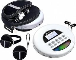 KLIM Nomad tragbarer CD-Player Weiß su KLIM CD grotuvu Tasche tragbar, wasserdichte Tragetasche mit 3 Fächern