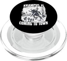 Krampus Dämonischer Weihnachtsmann Kramperl T Krampus Lauf PopSockets PopGrip für MagSafe
