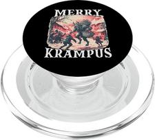 Krampus Lauf | Weihnachtsmann | Perchten Bartl Krampus PopSockets PopGrip für MagSafe