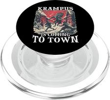 Krampus Lauf | Weihnachtsmann | Perchten Bartl Krampus PopSockets PopGrip für MagSafe