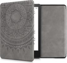kwmobile Apsauginis dėklas, suderinamas su "Amazon Kindle Paperwhite" (11th Gen - 2021) - dirbtinės odos elektroninė skaityklė - Indian Sun Grey