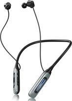 Laidinės "Bluetooth" ausinės su laidu, skirtos sportui, dviračių sportui ir biurui, su ENC triukšmo slopinimo funkcija, IPX6 vandeniui atsparios ir mažai vėluojančios (juodos spalvos)