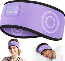 LC-dolida Miego ausinės "Bluetooth" ausinės, itin minkštos bambuko medvilnės miego ausinės šoninio miego ausinės 15+ valandų trukmės miego ausinės su HiFi stereofoninėmis ausinėmis sportui, bėgiojimui, jogai