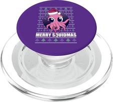Linksmų Kalėdų proga Oktopus Bjaurus kalėdinis megztinis PopSockets PopGrip für MagSafe