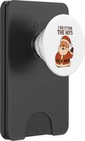 Lustiger Weihnachtsmann Ho PopSockets PopWallet für MagSafe
