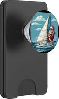 Lustiges Weihnachts-Segelboot-Kostüm für Seemanns- und Weihnachtsmann-Liebhaber PopSockets PopWallet für MagSafe