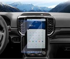 LUWU Pack of 2 Suderinama su "Ford Ranger" 2023-2025 2026 navigacijos ekrano apsauga 12 colių "Sync 4 Nano" ekrano apsauga 6H atspari įbrėžimams "Ranger" priedai