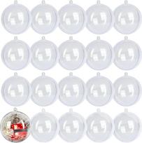 LYLYFAN 80 mm plastikiniai užpildomi Kalėdų eglutės baubliai Atostogų vestuvių vakarėlio namų apdaila
