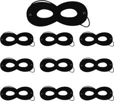 Mados veltinio akių kaukė Unikali graži juoda maskarado kostiumo rekvizitai Šalies apdaila Juoda akių kaukė festivaliui Cosplay Party Pack of 10