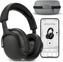 MEDION ausinės HX-1 Plus (belaidės, "Feed Forward" triukšmo slopinimas, "Bluetooth 6.0", belaidės, 5+1 ekvalaizerio nustatymai, iki 100 valandų baterijos veikimo laikas, IPX4 apsauga nuo purslų), juodos spalvos